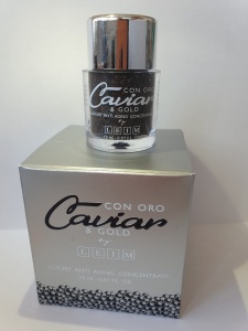 LUXARY CAVIAR ANTYAGINING CONCENTRATE 15ml intensywne serum odmładzające  kawiorem i złotem
