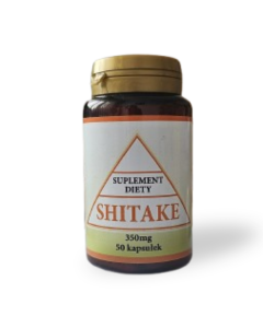Shitake -  suplement diety -sproszkowany wyciag z grzybka 350 mg 